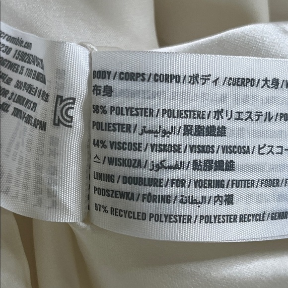 Abercrombie & Fitch Angel Sleeve O-Ring Cutout Maxi Dress XS Fairy Wedding - Picture 14 of 16